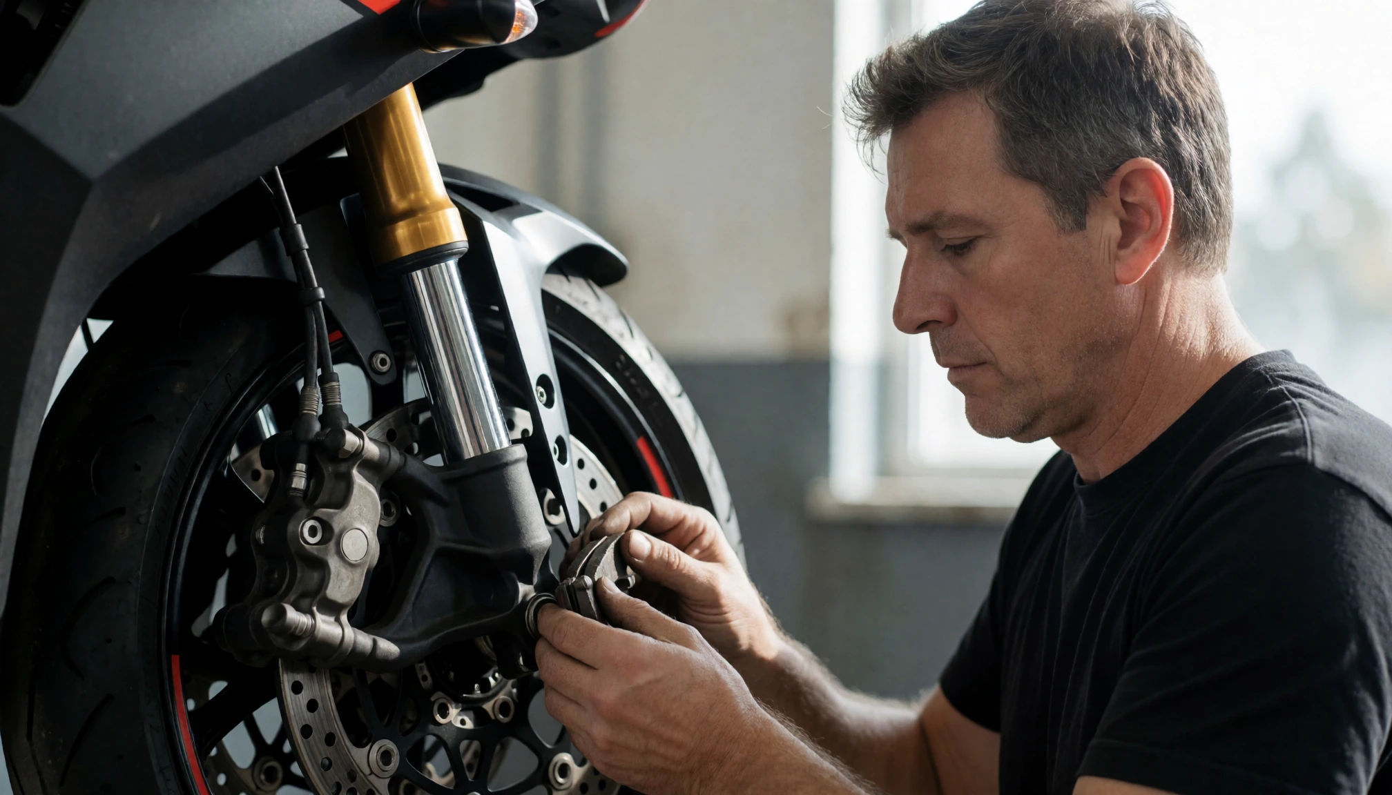 Documenter les contrôles visuels des freins moto entre deux révisions professionnelles