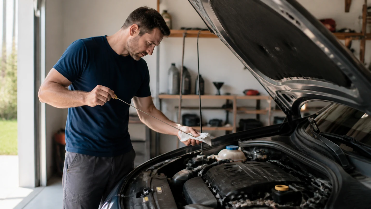 Organiser l’entretien courant d’une voiture familiale : checklist et planning pratiques — niveau huile